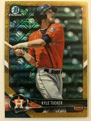 Kyle Tucker [Gold Refractor] Baseball Cards 2018 Bowman Mega Box Chrome Prices