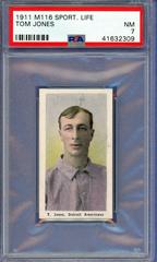 Tom Jones Baseball Cards 1911 M116 Sporting Life Prices