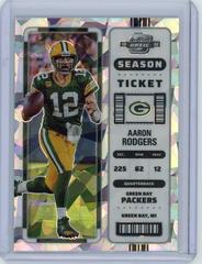 Aaron Rodgers [Cracked Ice] #40 Football Cards 2022 Panini Contenders Prices