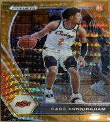 Cade Cunningham [Orange Wave Prizm] Basketball Cards 2021 Panini Prizm Draft Picks Prices