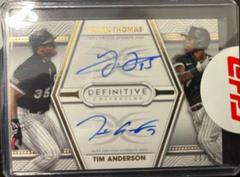 Frank Thomas, Tim Anderson #DAC-TA Baseball Cards 2022 Topps Definitive Dual Autograph Collection Prices