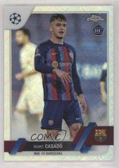 Marc Casado [Toppsfractor] #104 Soccer Cards 2022 Topps Chrome UEFA Club Competitions Prices