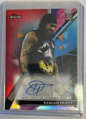 Damian Priest [Red] Wrestling Cards 2021 Topps Finest WWE Roster Autographs Prices