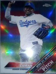 Kendrick Lamar [Orange Refractor] Baseball Cards 2016 Topps Chrome First Pitch Prices