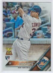 Michael Conforto [White Jersey Rainbow Foil] Baseball Cards 2016 Topps Prices