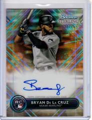 Bryan De La Cruz [Orange] Baseball Cards 2022 Bowman Sterling Rookie Autographs Prices