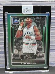 Karl Malone [Green] #179 Basketball Cards 2022 Panini One and One Prices