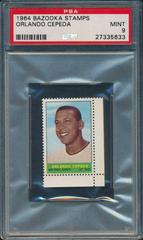 Orlando Cepeda Baseball Cards 1964 Bazooka Stamps Prices