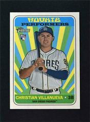 Christian Villanueva Baseball Cards 2018 Topps Heritage Rookie Performers Prices