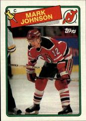 Mark Johnson #45 Hockey Cards 1988 Topps Prices
