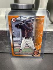 Aeverson Arteaga [Orange] #BD-198 Baseball Cards 2022 Bowman Draft Prices