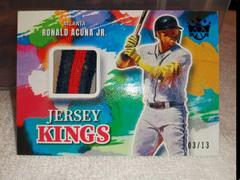 Ronald Acuna Jr. [Purple] Baseball Cards 2022 Panini Diamond Kings Jersey Prices
