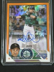 Ichiro [Orange] Baseball Cards 2023 Topps Chrome Legends Autograph Refractors Prices
