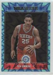 Ben Simmons [Teal Explosion] Basketball Cards 2017 Panini Hoops Prices