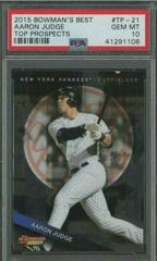 Aaron Judge #TP-21 Baseball Cards 2015 Bowman's Best Top Prospects Prices