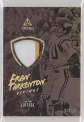 Fran Tarkenton [Gold] #6 Football Cards 2018 Panini Luminance Vintage Materials Prices