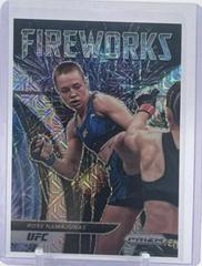 Rose Namajunas [Mojo] #6 Ufc Cards 2022 Panini Prizm UFC Fireworks Prices