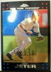 Derek Jeter #21 Baseball Cards 2007 Topps Chrome Prices