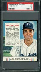 Edwin Duke Snider #14 Baseball Cards 1953 Red Man Tobacco Prices
