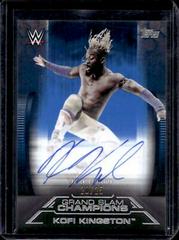 Kofi Kingston [Blue] Wrestling Cards 2021 Topps WWE Undisputed Grand Slam Champions Autographs Prices
