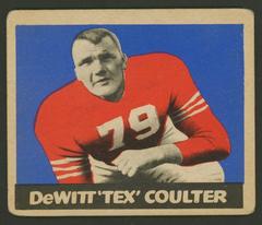 Tex Coulter #31 Football Cards 1949 Leaf Prices