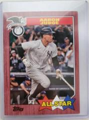 Aaron Judge [Red] Baseball Cards 2022 Topps 1987 Prices