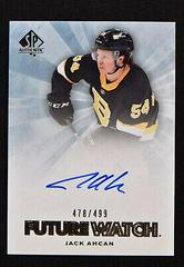 Jack Ahcan #RFWA-JA Hockey Cards 2021 SP Authentic Retro Future Watch Autograph Prices
