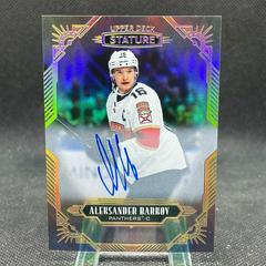 Aleksander Barkov Hockey Cards 2021 Upper Deck Stature 2020 Update Autograph Prices