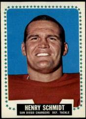 Henry Schmidt Football Cards 1964 Topps Prices