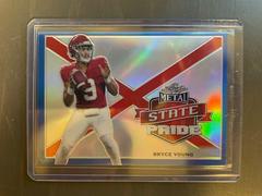 Bryce Young [Blue Wave] #SP-BY1 Football Cards 2022 Leaf Metal Draft State Pride Prices