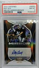 Ray Guy [Bronze] #MS-RG Football Cards 2022 Panini Certified Mirror Signatures Prices