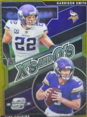 Harrison Smith, Kirk Cousins [Gold] Football Cards 2021 Panini Contenders Optic Xs and Os Prices