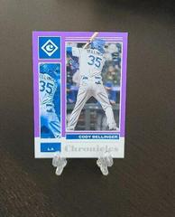 Cody Bellinger [Purple] Baseball Cards 2021 Panini Chronicles Prices