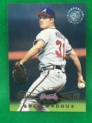 Greg Maddux #222 Baseball Cards 1995 Stadium Club Virtual Reality Prices