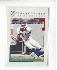 Amani Toomer [Player's Private Issue] #112 Football Cards 2000 Topps Gallery Prices