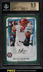 Bryce Harper [Green] #BP1 Baseball Cards 2011 Bowman Prospects Prices
