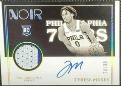 Tyrese Maxey [Patch Autograph] #305 Basketball Cards 2020 Panini Noir Prices