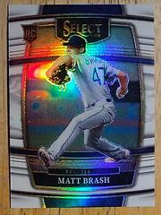 Matt Brash [White Prizm] #1 Baseball Cards 2022 Panini Select Prices