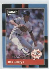 Ron Guidry #180 Baseball Cards 1988 Leaf Prices