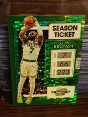 Jaylen Brown [Green Pulsar] Basketball Cards 2021 Panini Contenders Optic Prices