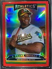 Frank Thomas [Red Refractor] Baseball Cards 2006 Topps Chrome Prices