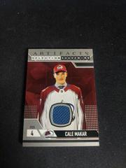 Cale Makar #SS-CM Hockey Cards 2023 Upper Deck Artifacts Selection Souvenirs Prices