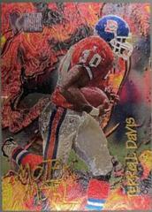 Terrell Davis #4 Football Cards 1996 Fleer Metal Molten Prices