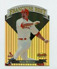 Mark McGwire [Mach II] #FB1 Baseball Cards 1999 Bowman's Best Franchise Prices
