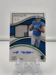 Sam LaPorta [Emerald] #24 Football Cards 2023 Panini Immaculate Signature Patch Rookie Prices
