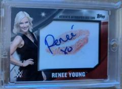 Renee Young [Autograph] Wrestling Cards 2016 Topps WWE Divas Revolution Kiss Prices