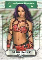 Sasha Banks #HH-36 Wrestling Cards 2019 Topps WWE RAW Hometown Heroes Prices