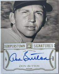 Don Sutton Baseball Cards 2013 Panini Cooperstown Signatures Prices