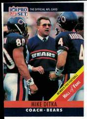 Mike Ditka #59 Football Cards 1990 Pro Set Prices