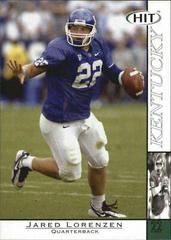 Jared Lorenzen #22 Football Cards 2004 Sage Hit Prices
